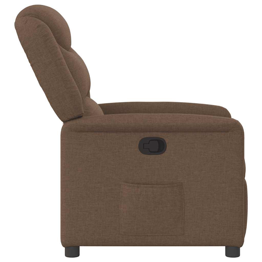 Fauteuil Verstelbaar Stof Bruin