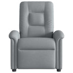 Fauteuil Verstelbaar Stof Lichtgrijs
