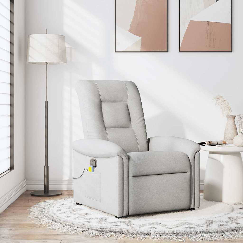 Fauteuil Verstelbaar Stof Wolk Grijs Wolkengrijs