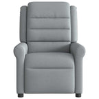 Fauteuil Verstelbaar Stof Lichtgrijs