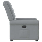 Fauteuil Verstelbaar Stof Lichtgrijs