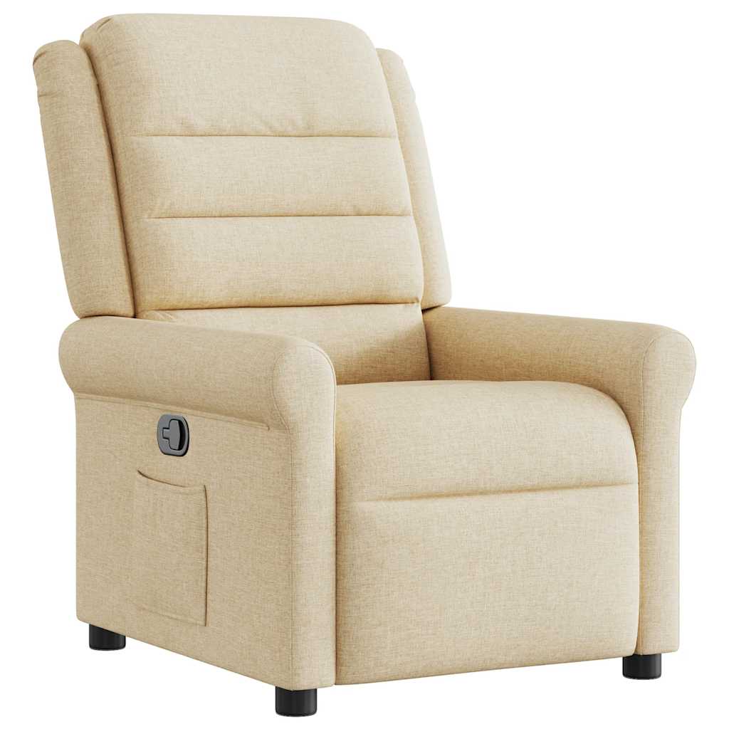 Fauteuil Verstelbaar Stof Kleurig Crème