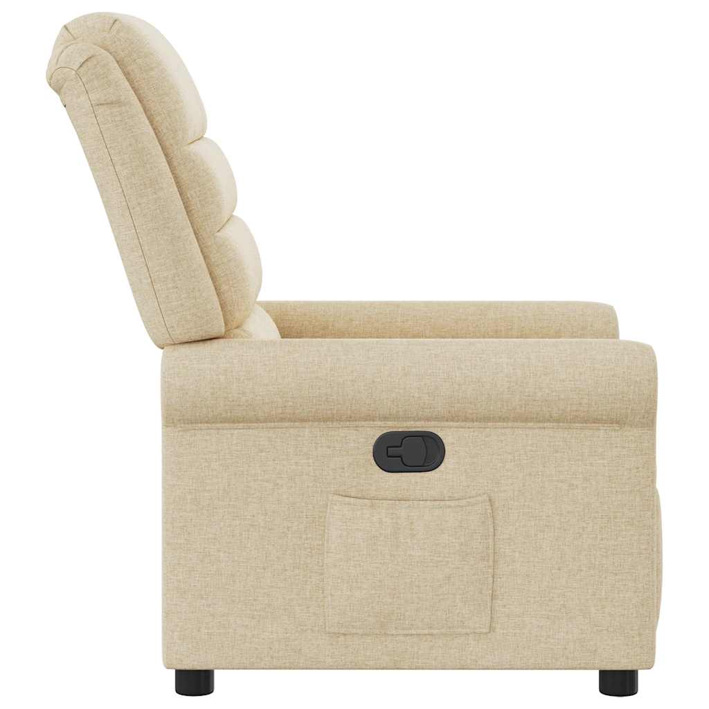 Fauteuil Verstelbaar Stof Kleurig Crème