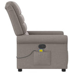 Massagestoel Verstelbaar Stof Taupe