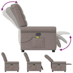 Massagestoel Verstelbaar Stof Taupe