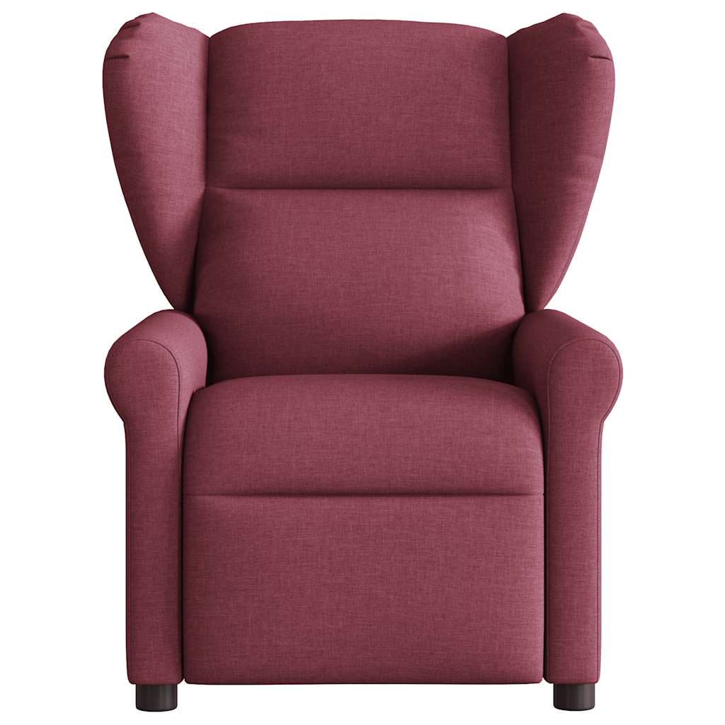 Fauteuil Verstelbaar Stof Wijnrood