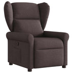 Fauteuil Verstelbaar Stof Donkerbruin