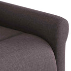 Fauteuil Verstelbaar Stof Donkerbruin