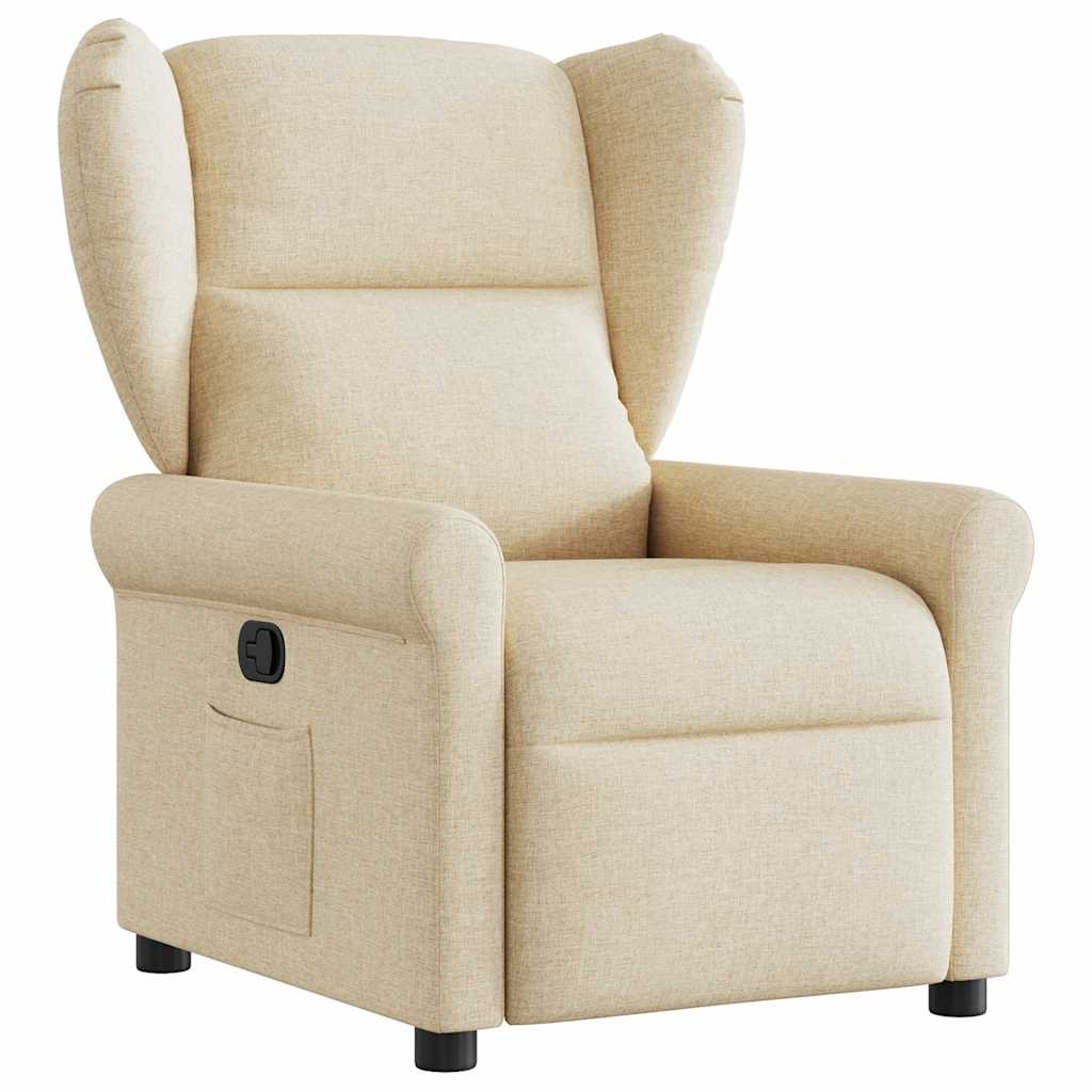 Fauteuil Verstelbaar Stof Kleurig Crème