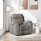 Massagestoel Verstelbaar Stof Taupe