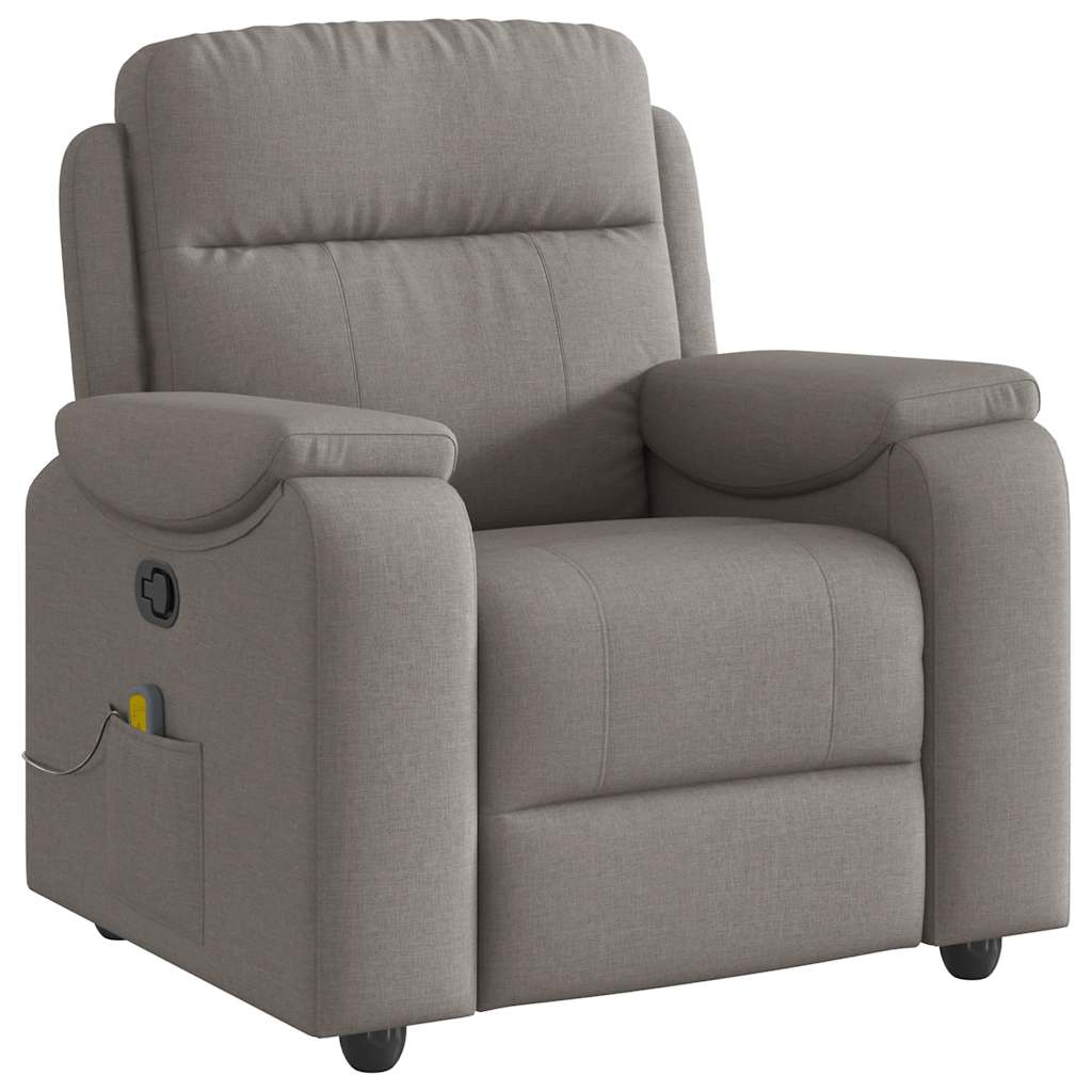 Massagestoel Verstelbaar Stof Taupe