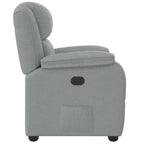 Fauteuil Verstelbaar Stof Lichtgrijs