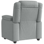 Fauteuil Verstelbaar Stof Lichtgrijs