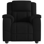 Fauteuil Verstelbaar Stof Zwart