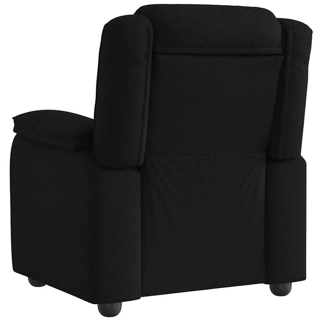 Fauteuil Verstelbaar Stof Zwart