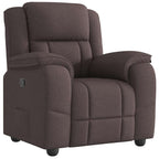 Fauteuil Verstelbaar Stof Donkerbruin
