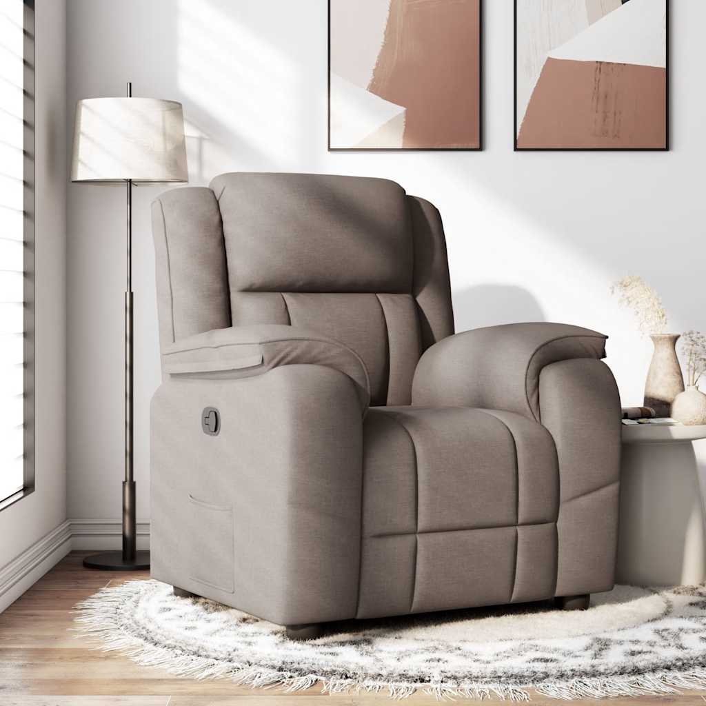 Fauteuil Verstelbaar Stof Taupe