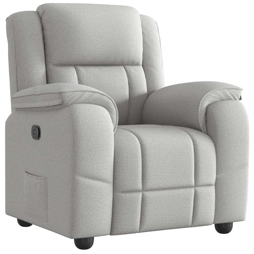 Fauteuil Verstelbaar Stof Wolk Grijs Wolkengrijs