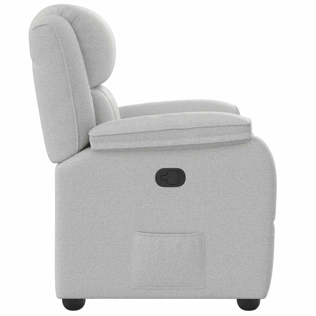 Fauteuil Verstelbaar Stof Wolk Grijs Wolkengrijs