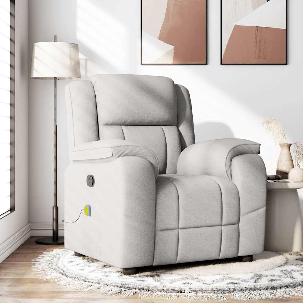 Fauteuil Verstelbaar Stof Wolk Grijs Wolkengrijs