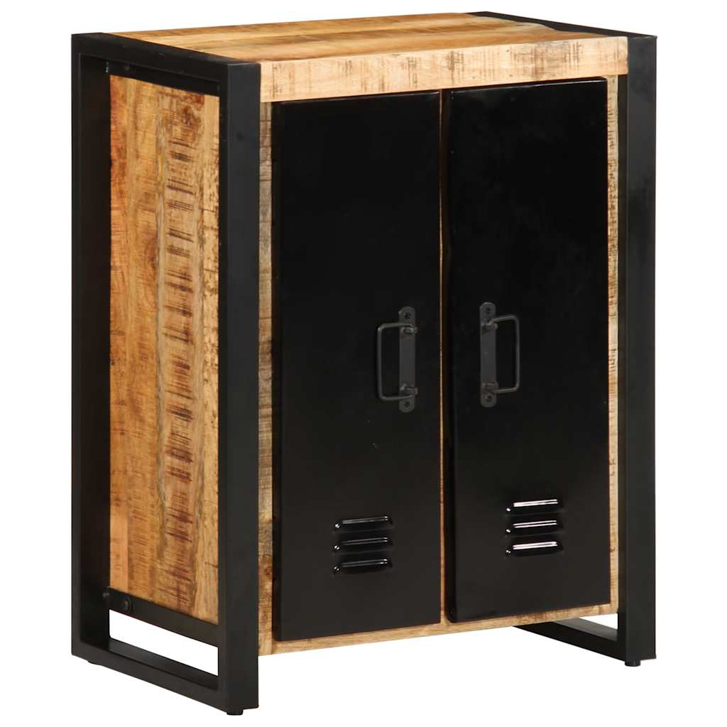 Dressoir 55X35X70 Cm Massief Ruw Mangohout