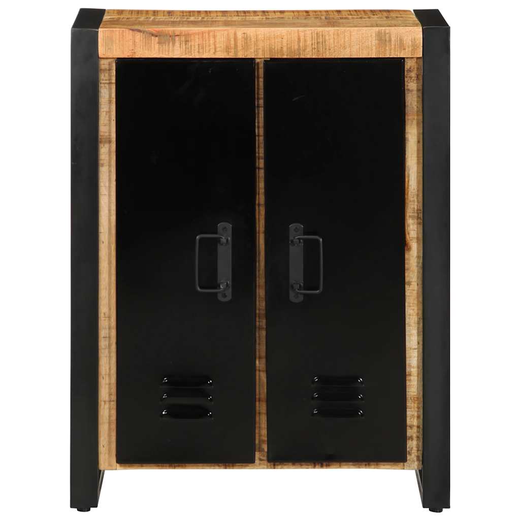 Dressoir 55X35X70 Cm Massief Ruw Mangohout