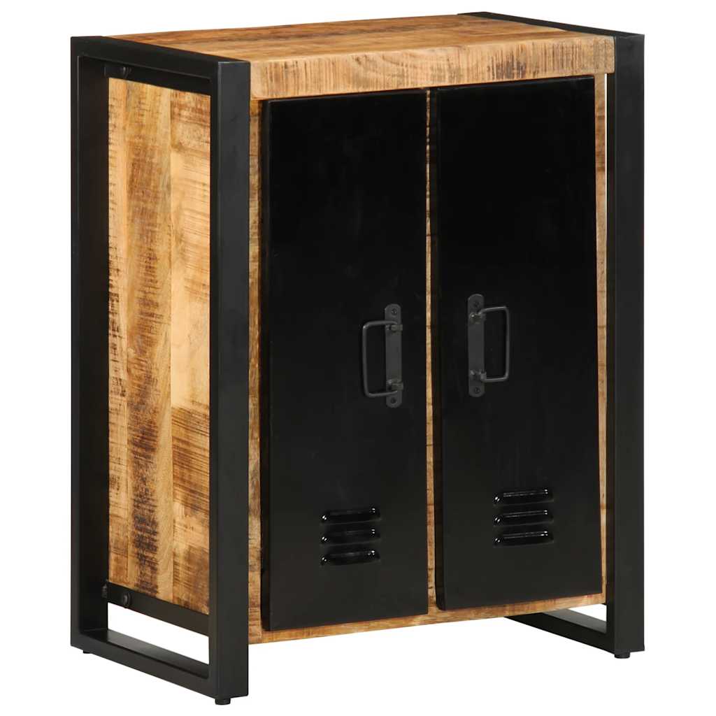 Dressoir 55X35X70 Cm Massief Ruw Mangohout