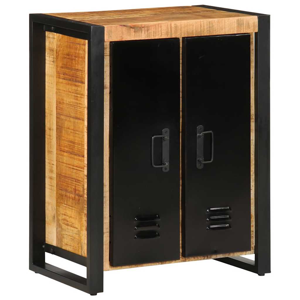 Dressoir 55X35X70 Cm Massief Ruw Mangohout