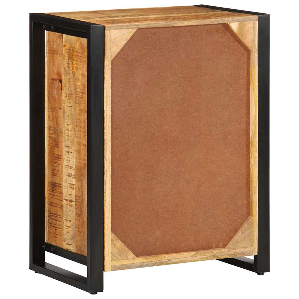 Dressoir 55X35X70 Cm Massief Ruw Mangohout