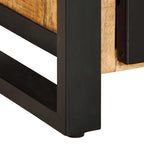 Dressoir 55X35X70 Cm Massief Ruw Mangohout