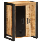 Dressoir 55X35X70 Cm Massief Ruw Mangohout