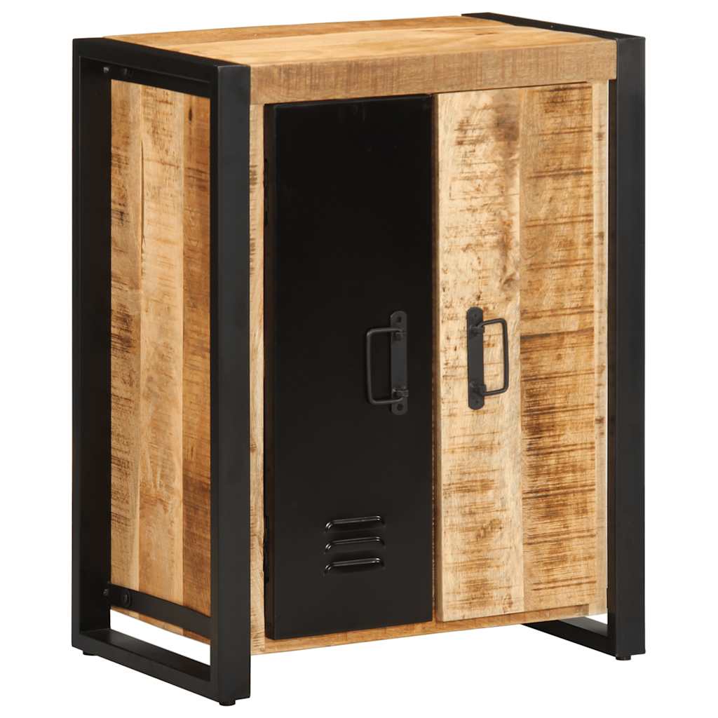 Dressoir 55X35X70 Cm Massief Ruw Mangohout