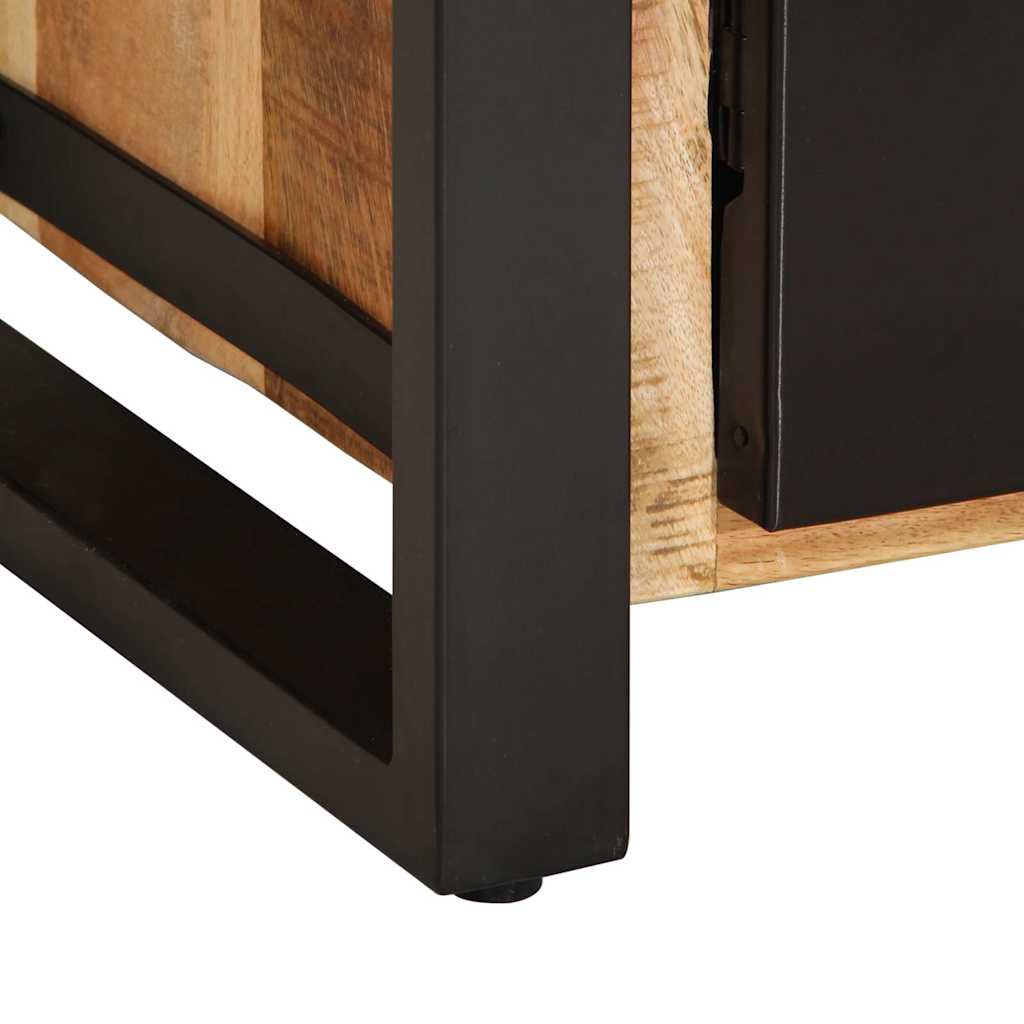 Dressoir 55X35X70 Cm Massief Ruw Mangohout