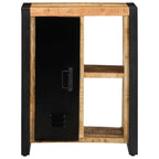 Dressoir 55X35X70 Cm Massief Ruw Mangohout