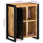 Dressoir 55X35X70 Cm Massief Ruw Mangohout