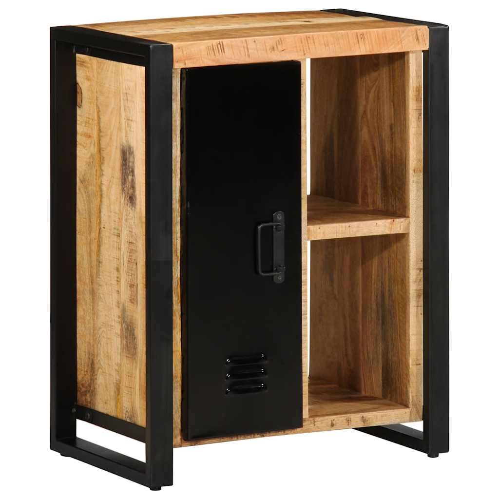 Dressoir 55X35X70 Cm Massief Ruw Mangohout