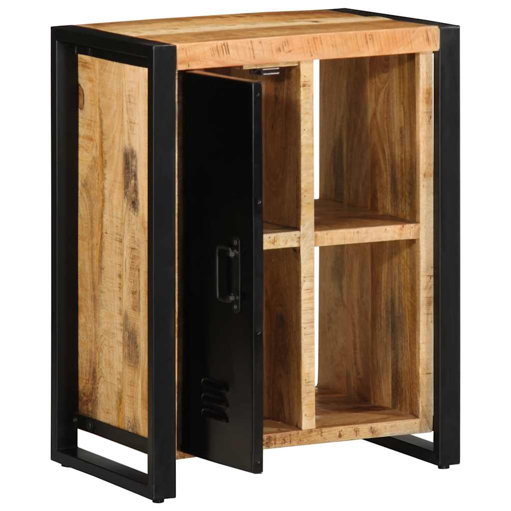 Dressoir 55X35X70 Cm Massief Ruw Mangohout