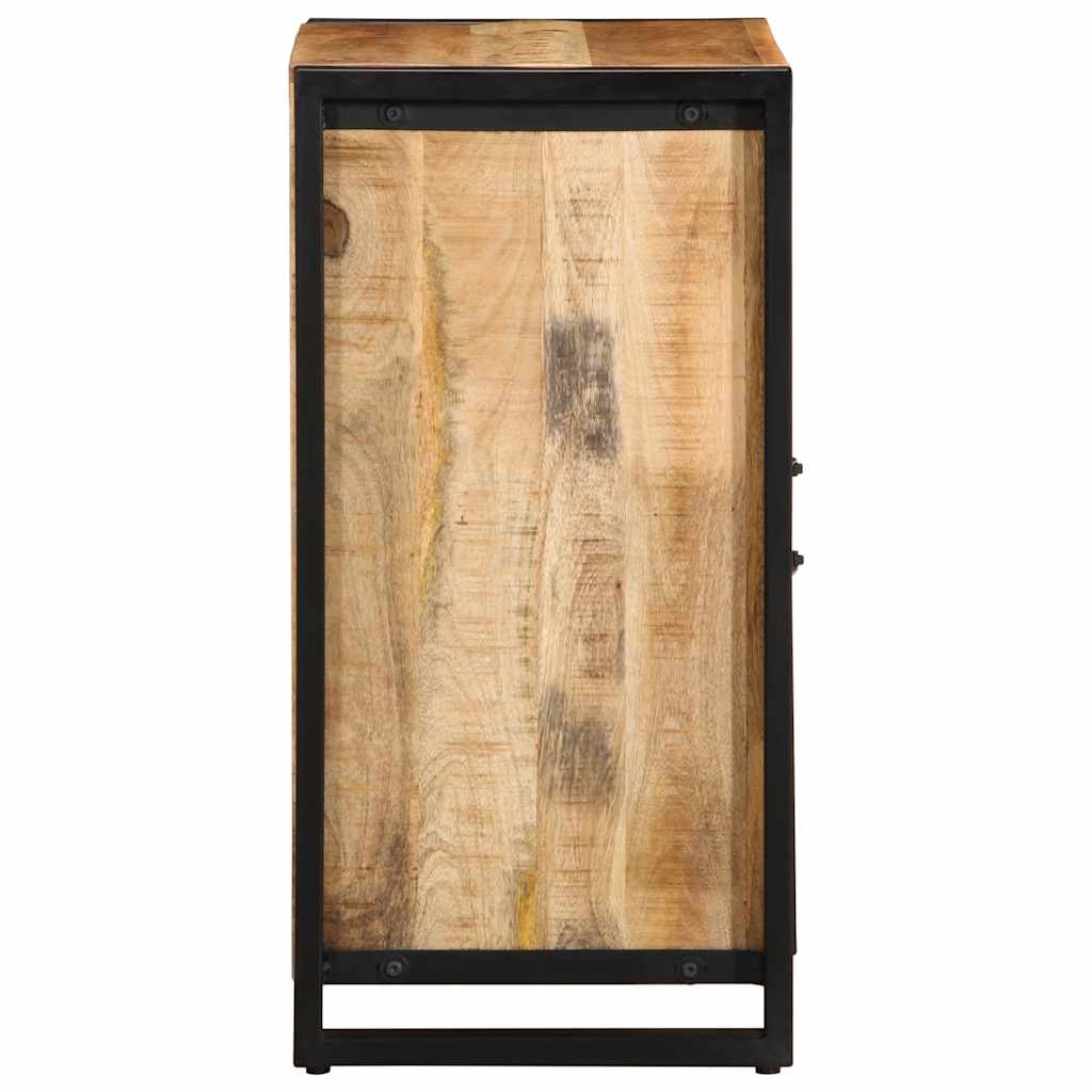 Dressoir 55X35X70 Cm Massief Ruw Mangohout