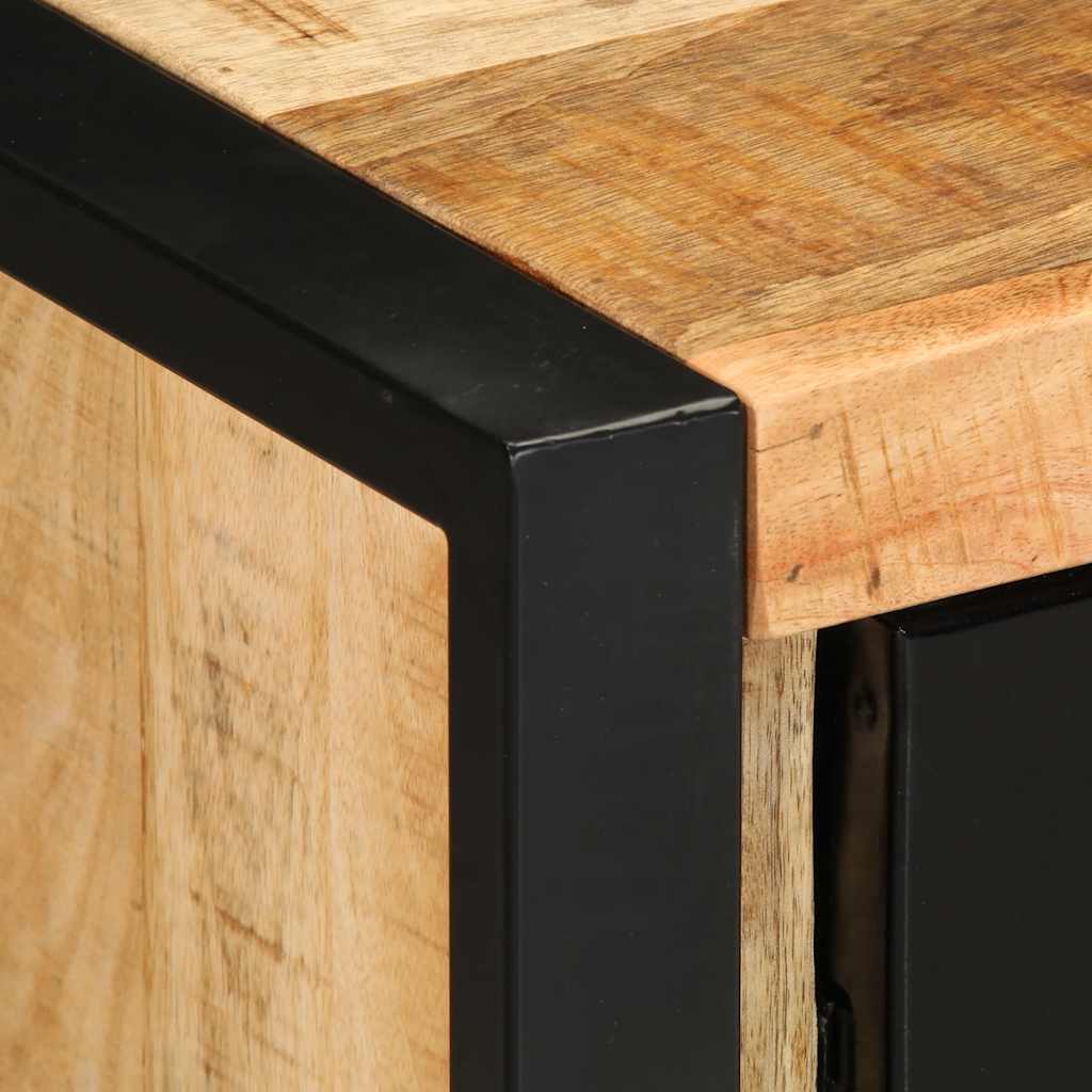 Dressoir 55X35X70 Cm Massief Ruw Mangohout