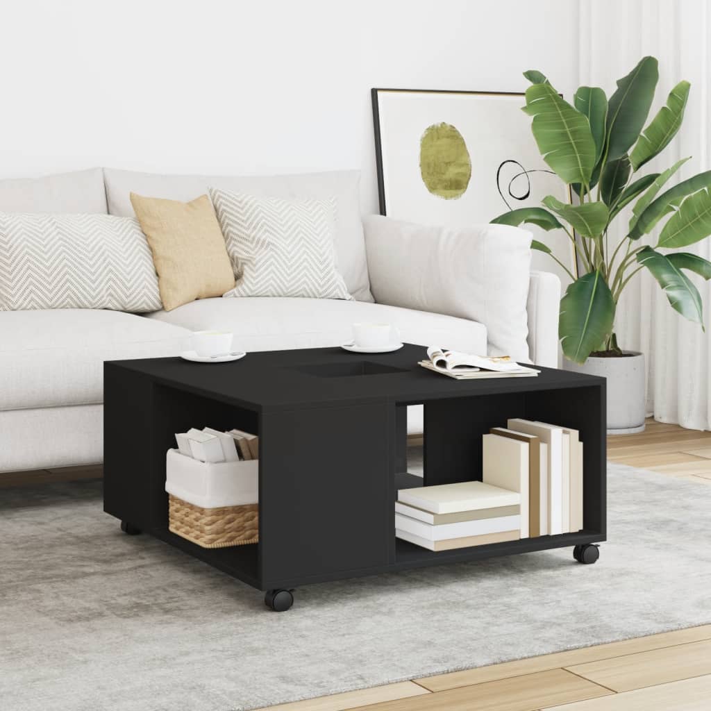 Salontafel 80X80X40 Cm Bewerkt Hout