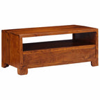 Salontafel 90X50X40 Cm Massief Acaciahout Multikleur
