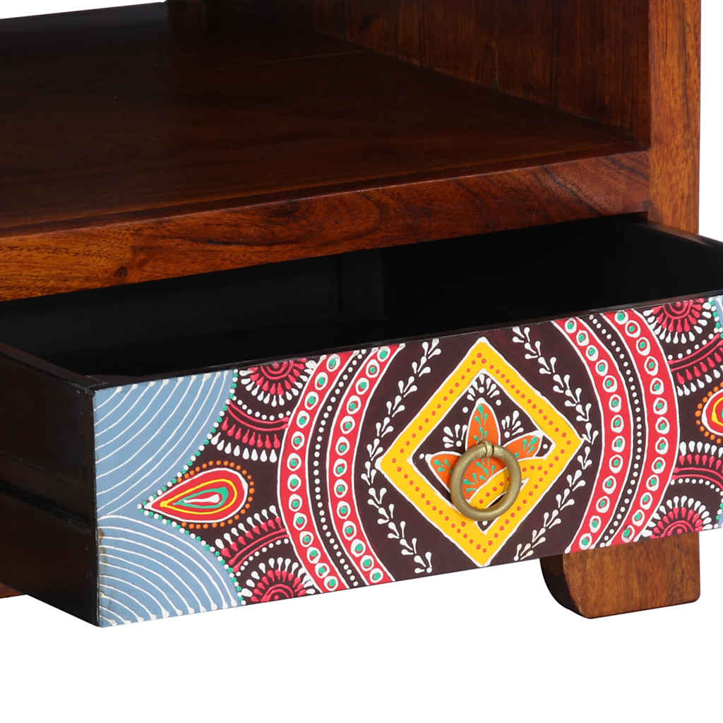 Salontafel 90X50X40 Cm Massief Acaciahout Multikleur
