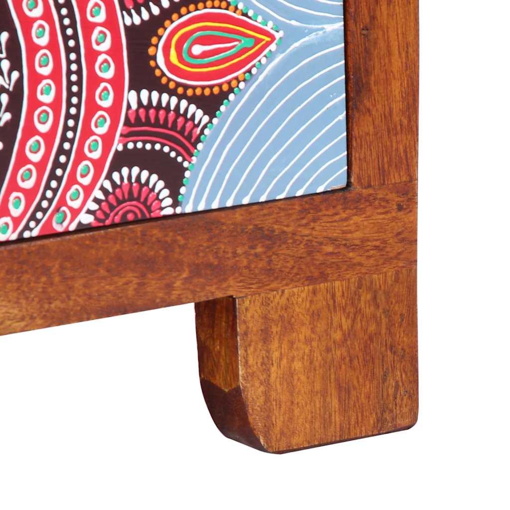 Salontafel 90X50X40 Cm Massief Acaciahout Multikleur