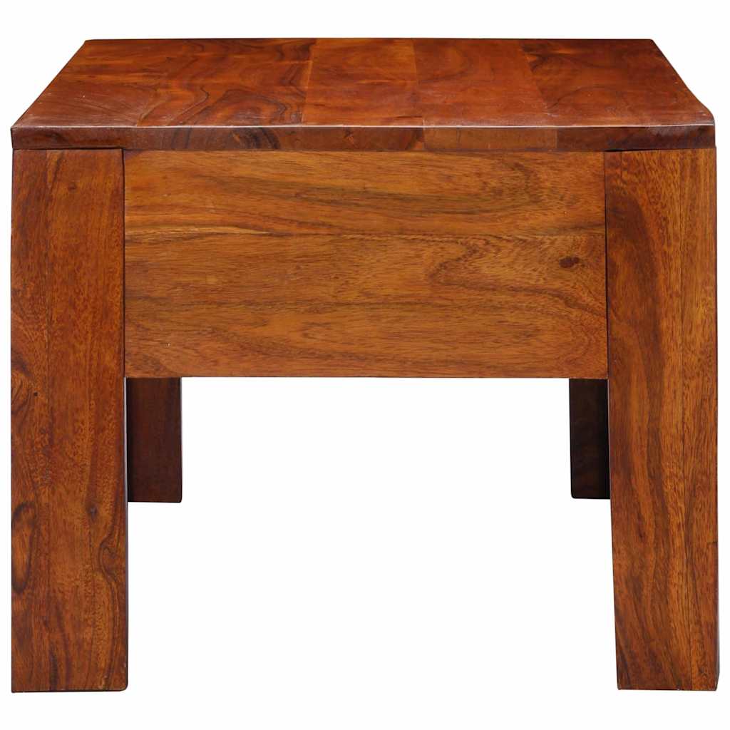 Salontafel 90X50X40 Cm Massief Acaciahout Multikleur