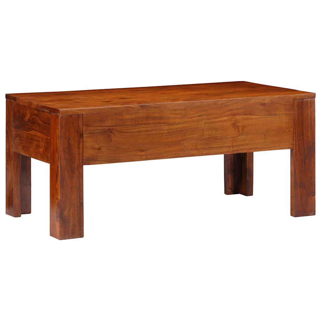 Salontafel 90X50X40 Cm Massief Acaciahout Multikleur
