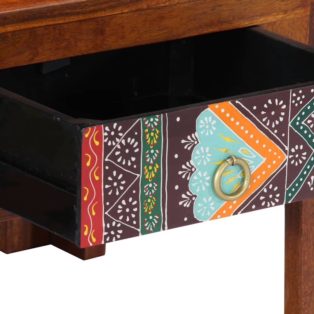 Salontafel 90X50X40 Cm Massief Acaciahout Multikleur