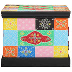 Salontafel 90X50X40 Cm Massief Mangohout Meerkleurig