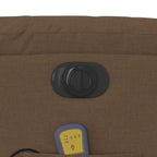 Massagestoel Stof Bruin