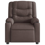 Massagestoel Stof Donkerbruin