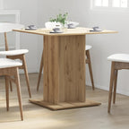 Eettafel 80X80X75 Cm Bewerkt Hout